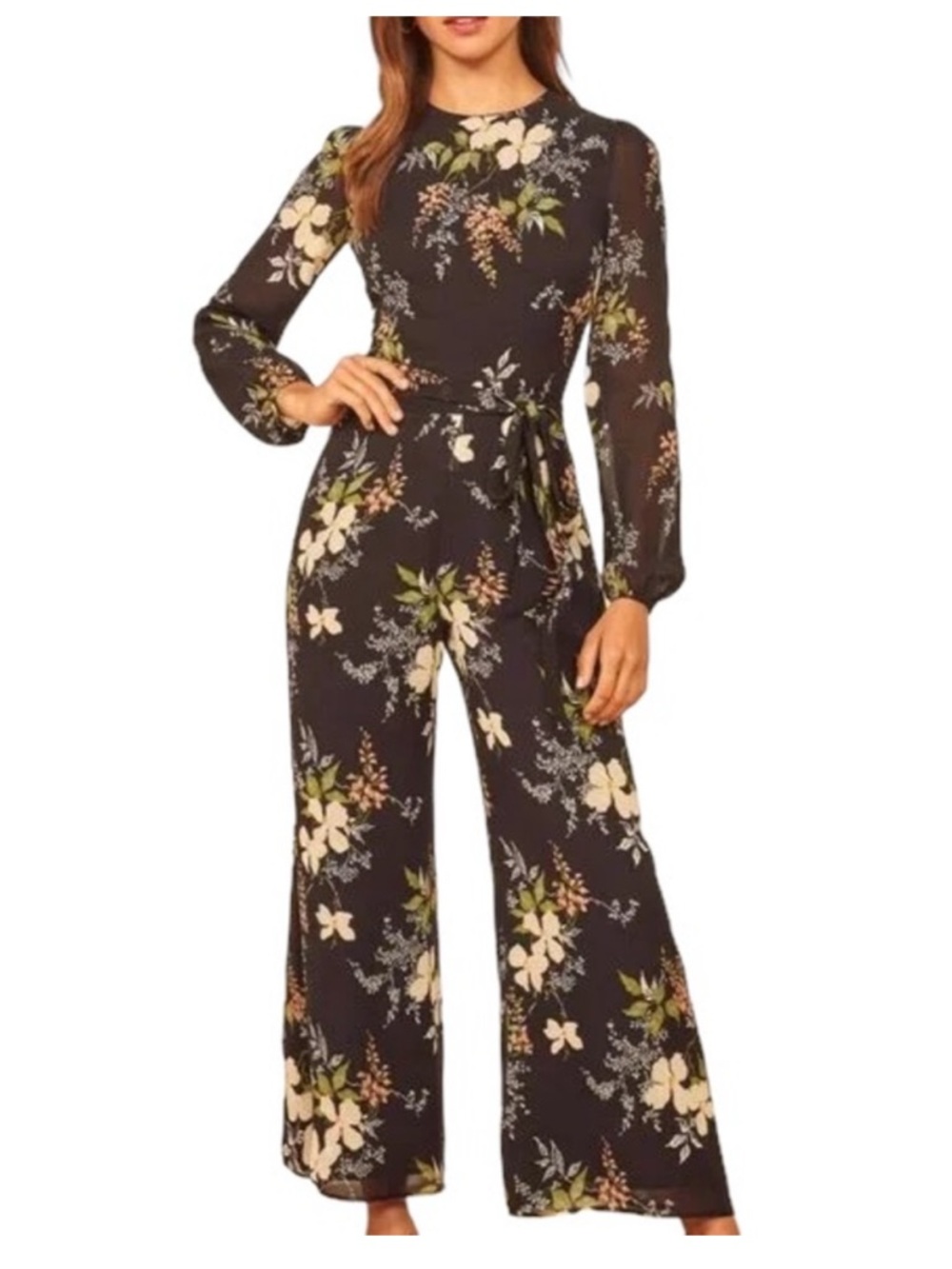 REFORMATION Franny jumpsuit in Isabella floral Size 8